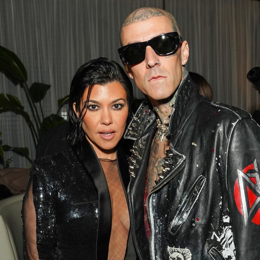 Kourtney Kardashian revela por accidente el nombre del bebé que espera con Travis Barker