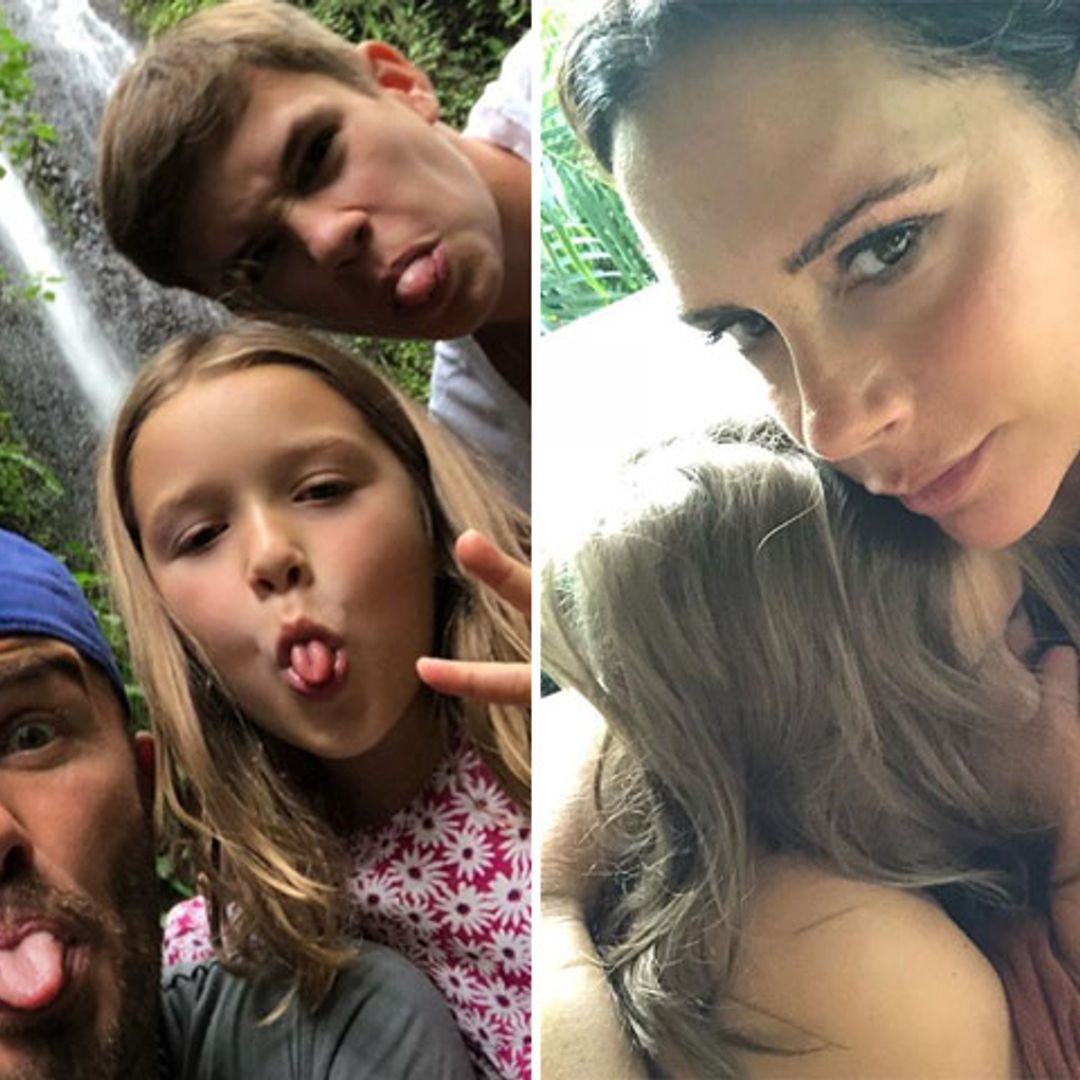 Tras el susto, los Beckham comparten las imágenes más idílicas de sus vacaciones en Bali