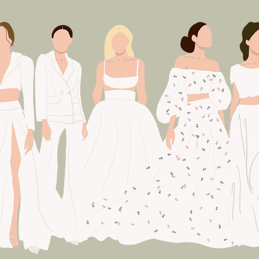 ¿No te convence el clásico vestido de novia? Los looks de dos piezas son para ti