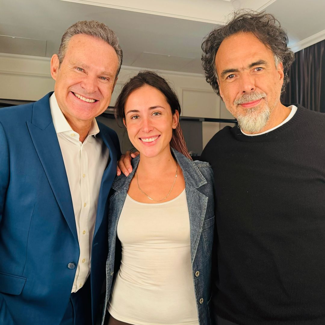 Alejandro González Iñárritu queda impactado con el profesionalismo de Hanna, hija de Alan Tacher