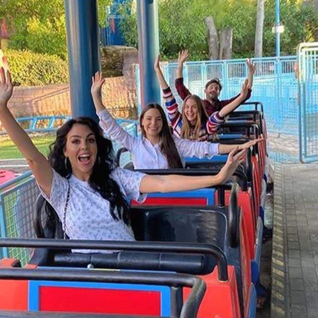 ¡Vuelta a la infancia! Georgina Rodríguez, como una niña más en el 11º cumpleaños de Cristiano Jr.