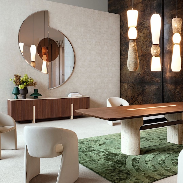 Comedor con aparador de diseño