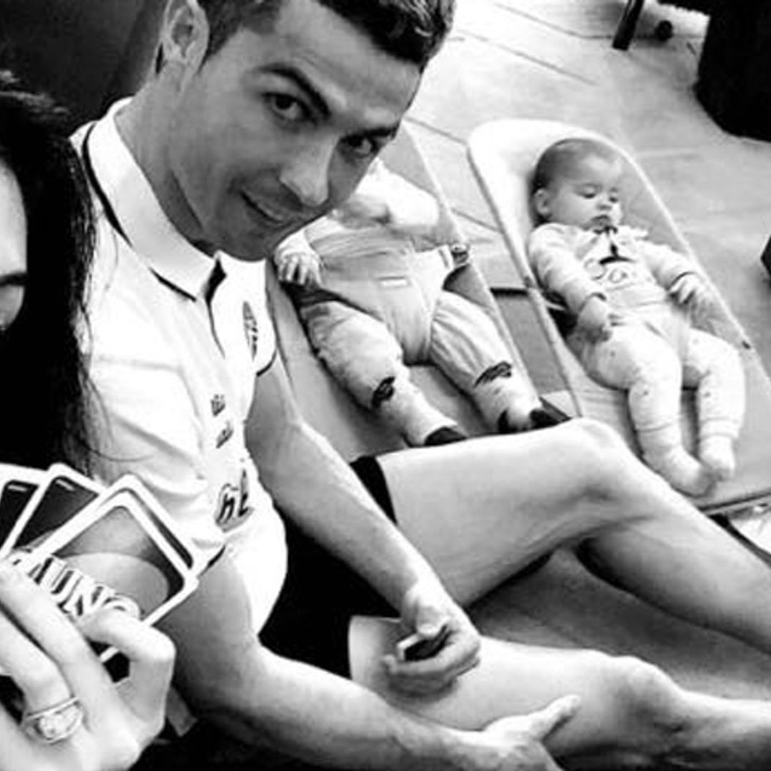 Así pasan las tardes familiares Cristiano Ronaldo y Georgina Rodríguez