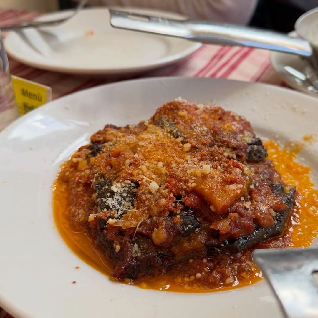 Berenjenas a la parmigiana, Roma