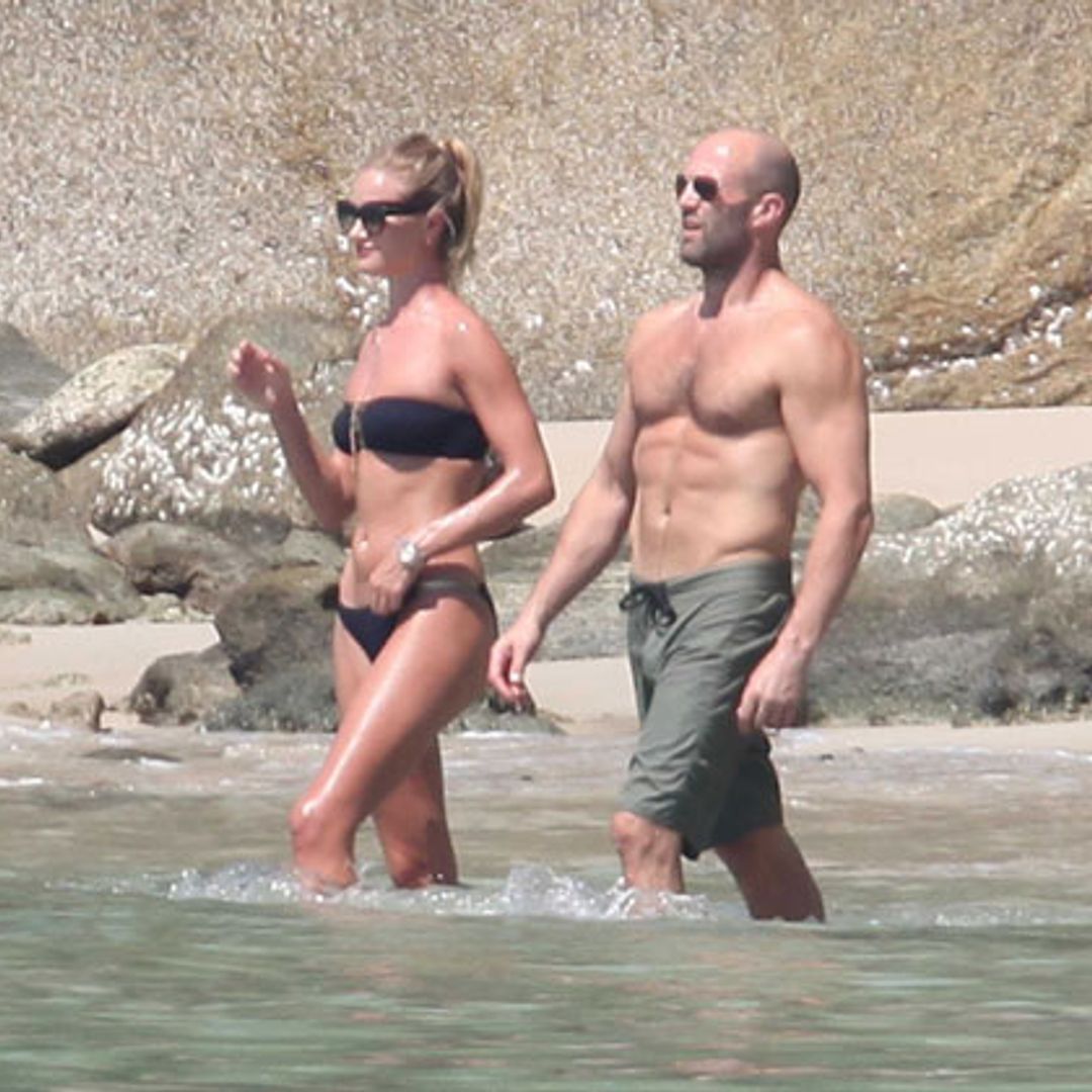 Rosie Huntington-Whiteley y Jason Statham, cuerpazos al sol en sus románticas vacaciones