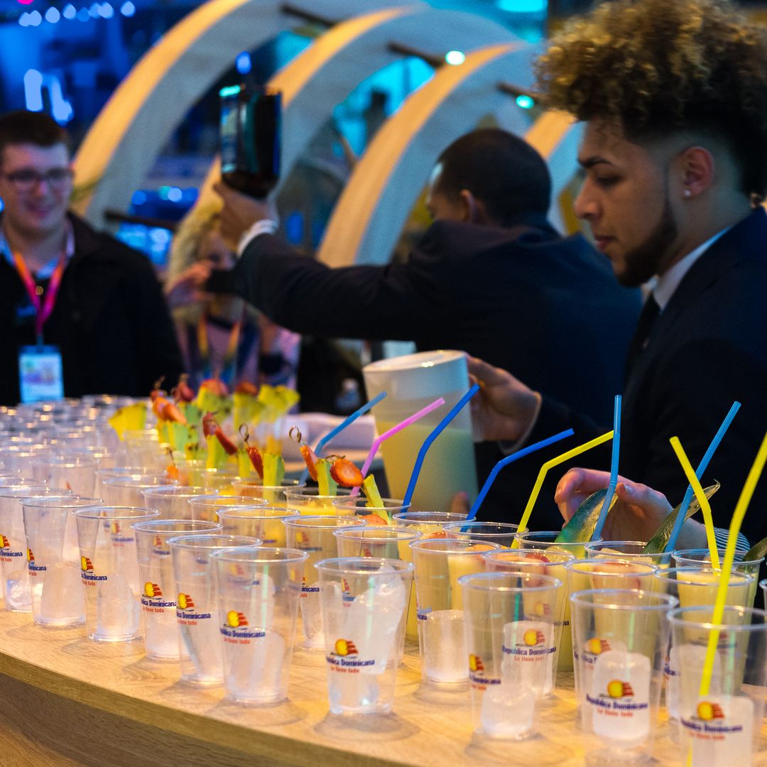 Barman de República Dominicana en Fitur, Madrid