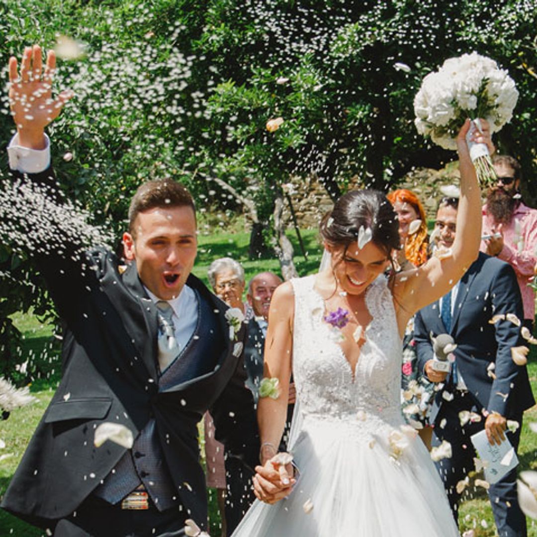 ¡De la tele a la boda! El espectacular 'sí, quiero' de Cristina Pampín, reportera de TVE
