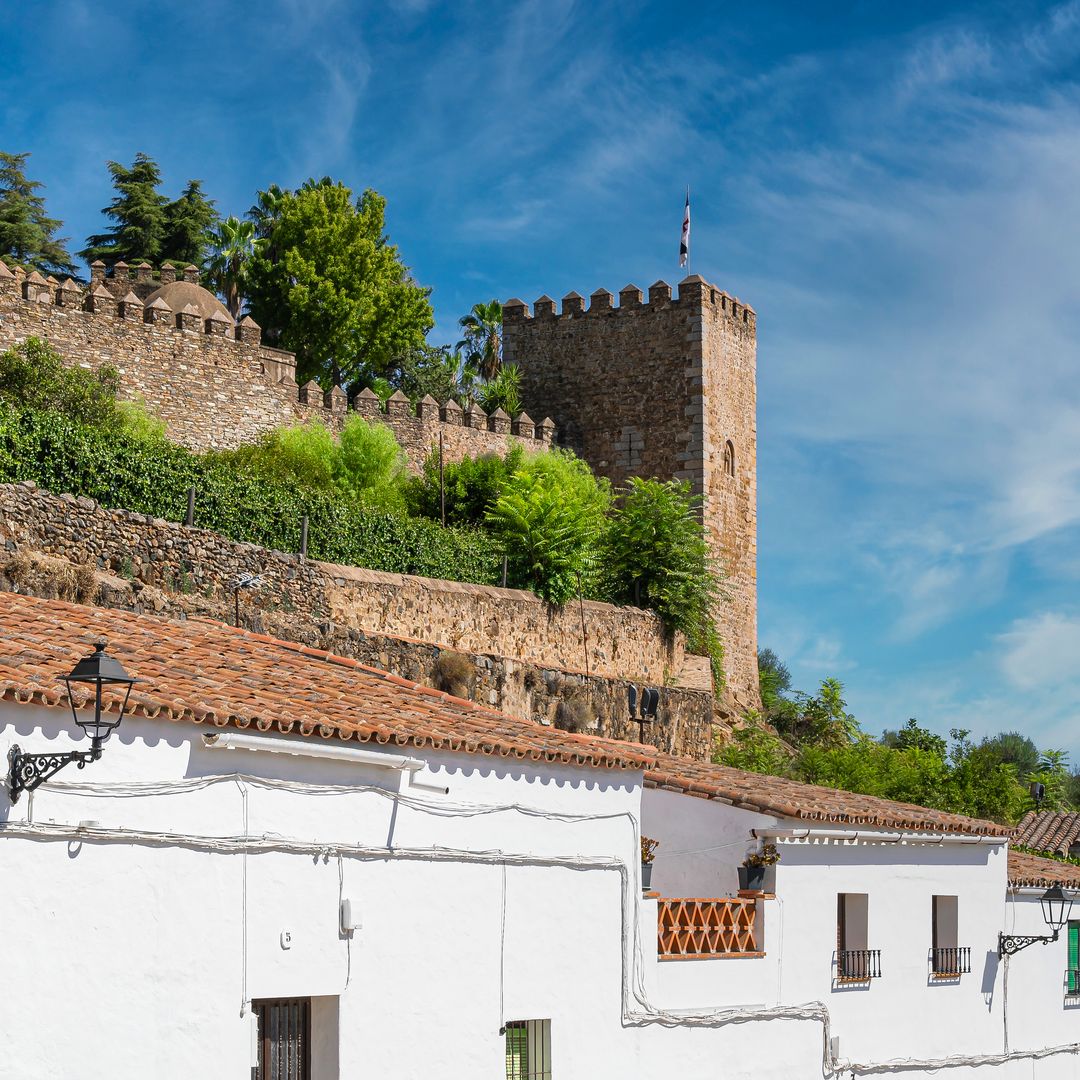 Torre amurallada del alcázar templario de Jerez de los Caballeros, badajoz