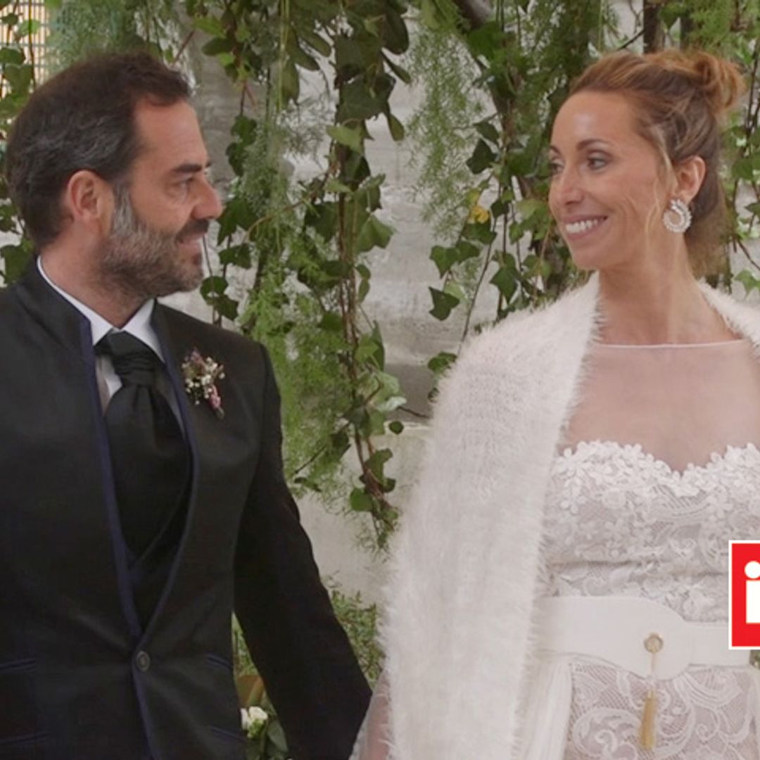 Lágrimas, emoción y mucho amor en la ceremonia de la boda de Gemma Mengual y Enric Martín