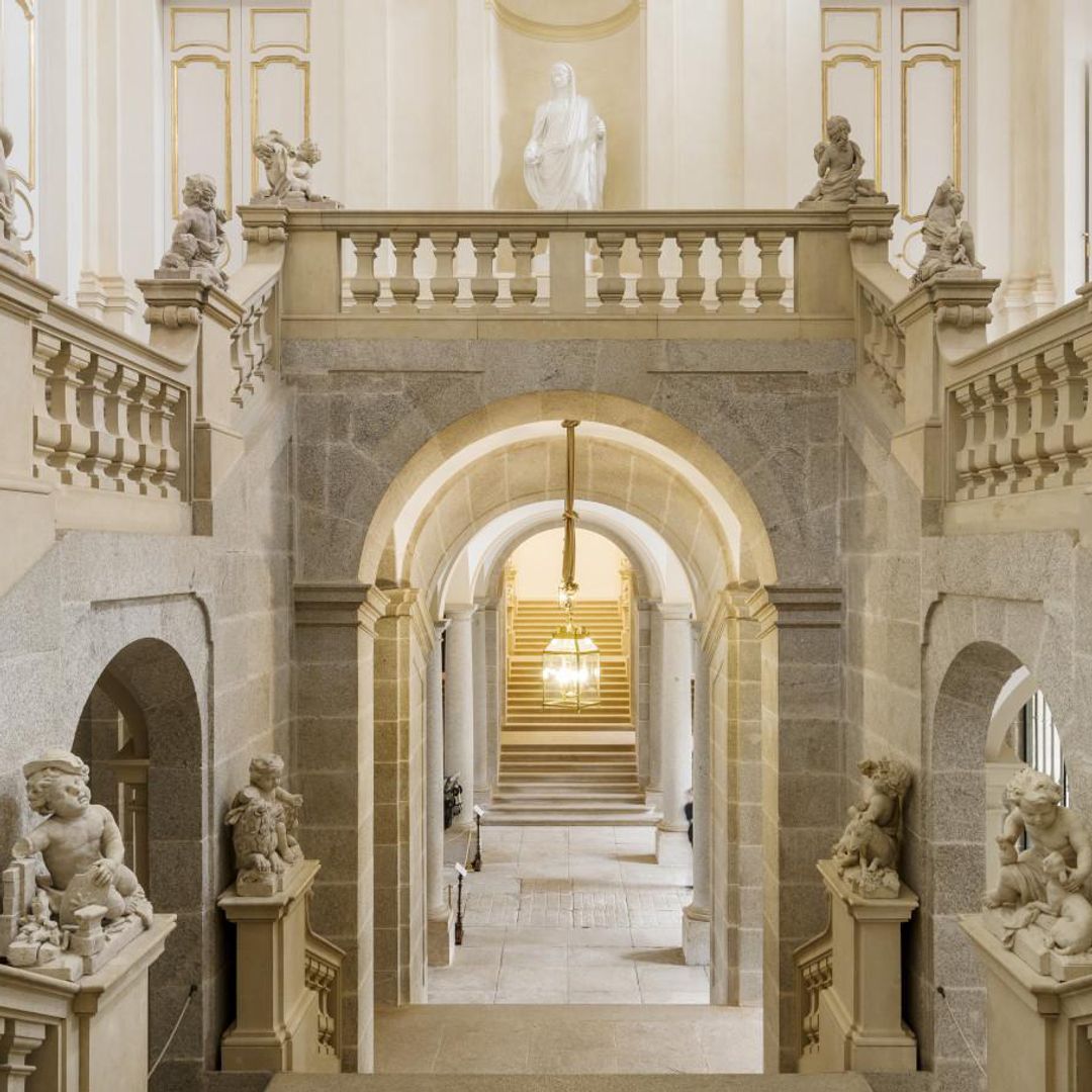 Escalera del Palacio de Riofrío, Segovia