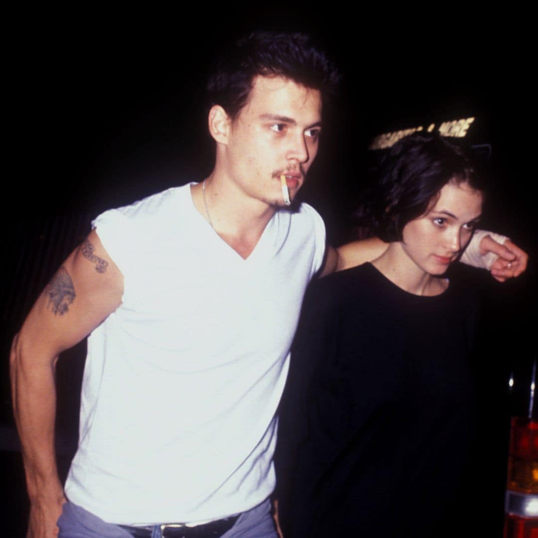 Johnny Depp y Winona Ryder en los 90