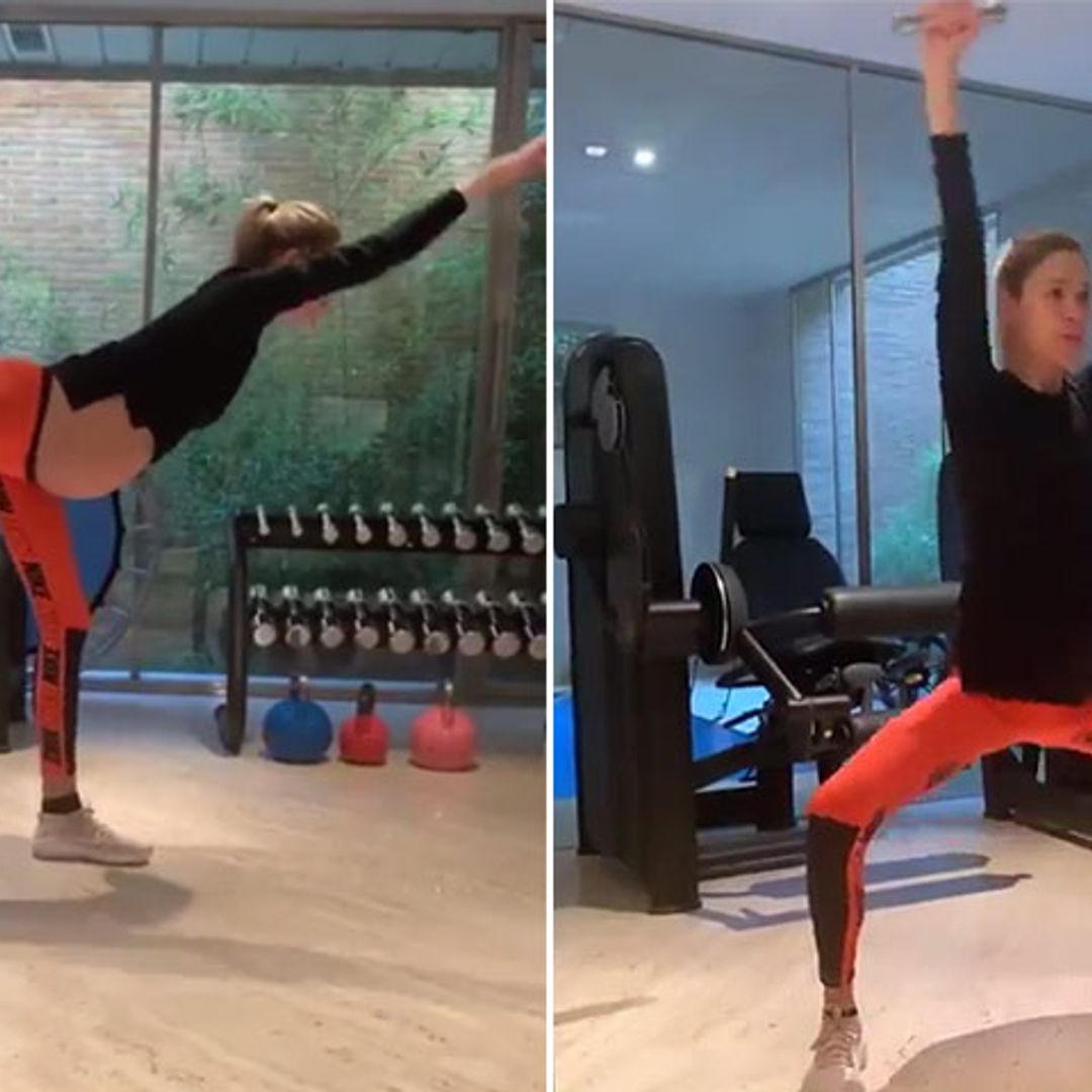 El entrenamiento de Carla Pereyra a pocas semanas de dar a luz