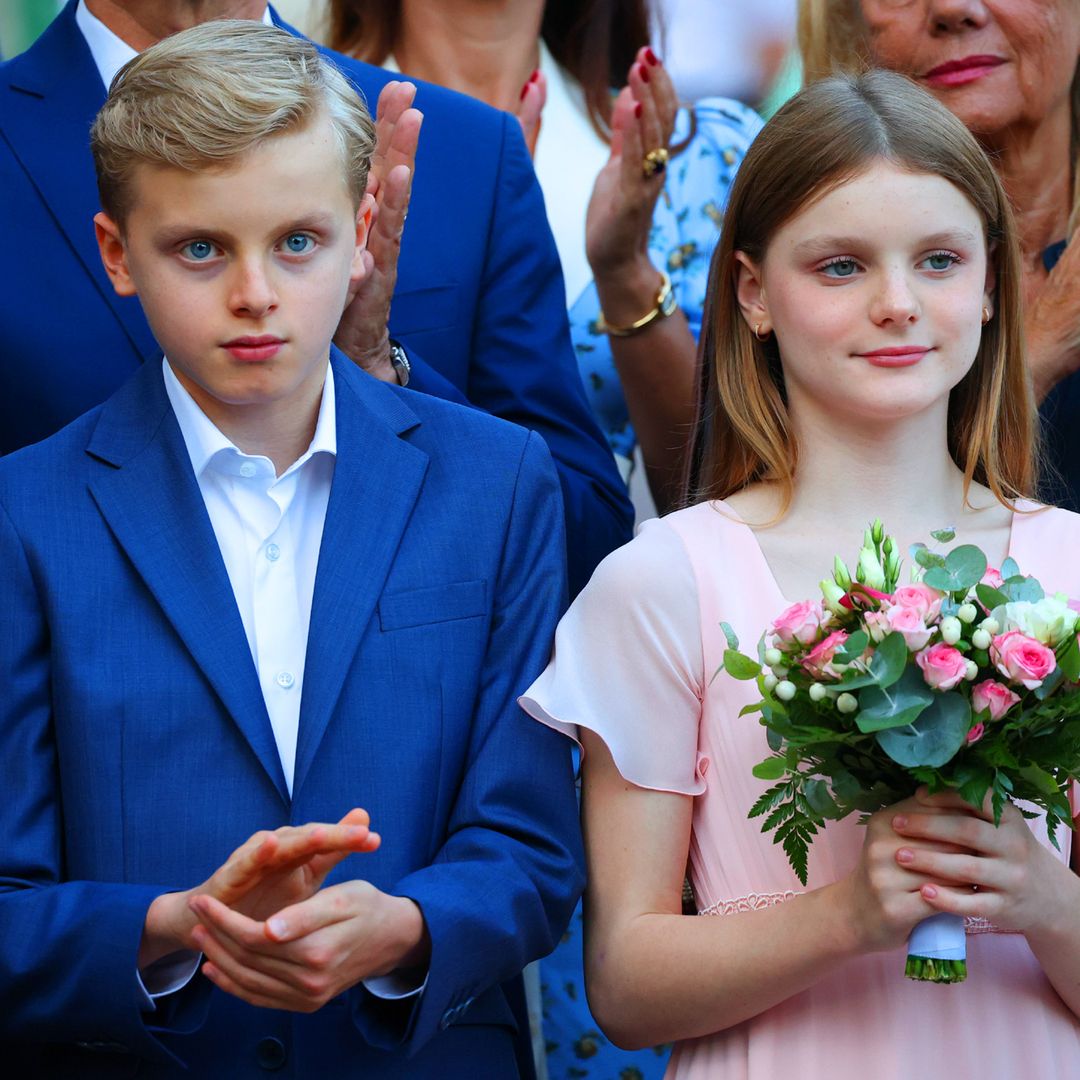El curioso momento del príncipe Jacques (11 años) con su padre que ha sido captado por las cámaras en el tradicional pícnic de Mónaco