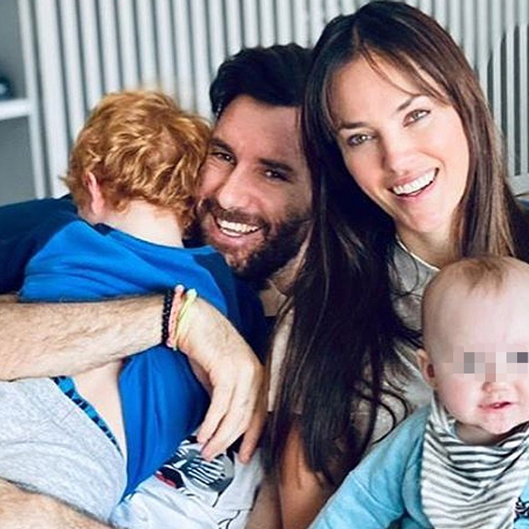 Helen Lindes y Rudy Fernández, locos de contentos con los primeros pasitos de Aura