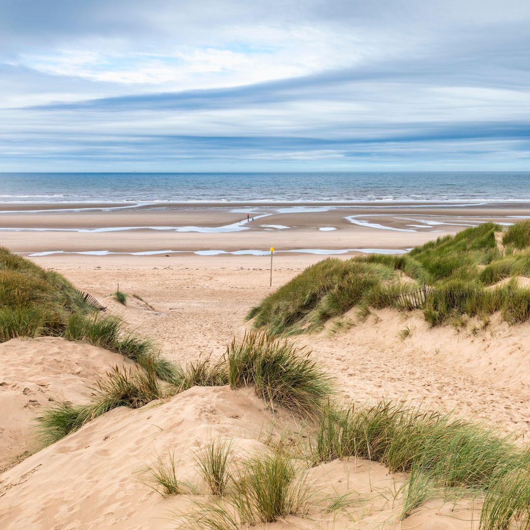 2E3H15A Formby Point; Beach; Merseyside; UK