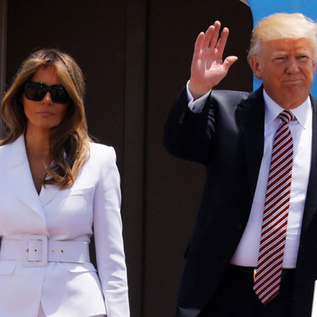 Donald Trump ofrece la mano a Melania en Israel y esta es su respuesta...