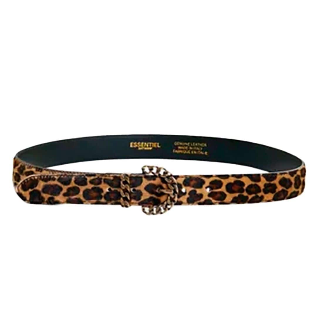 Cinturón con print de leopardo (95 €), de Essentiel de Antwerp