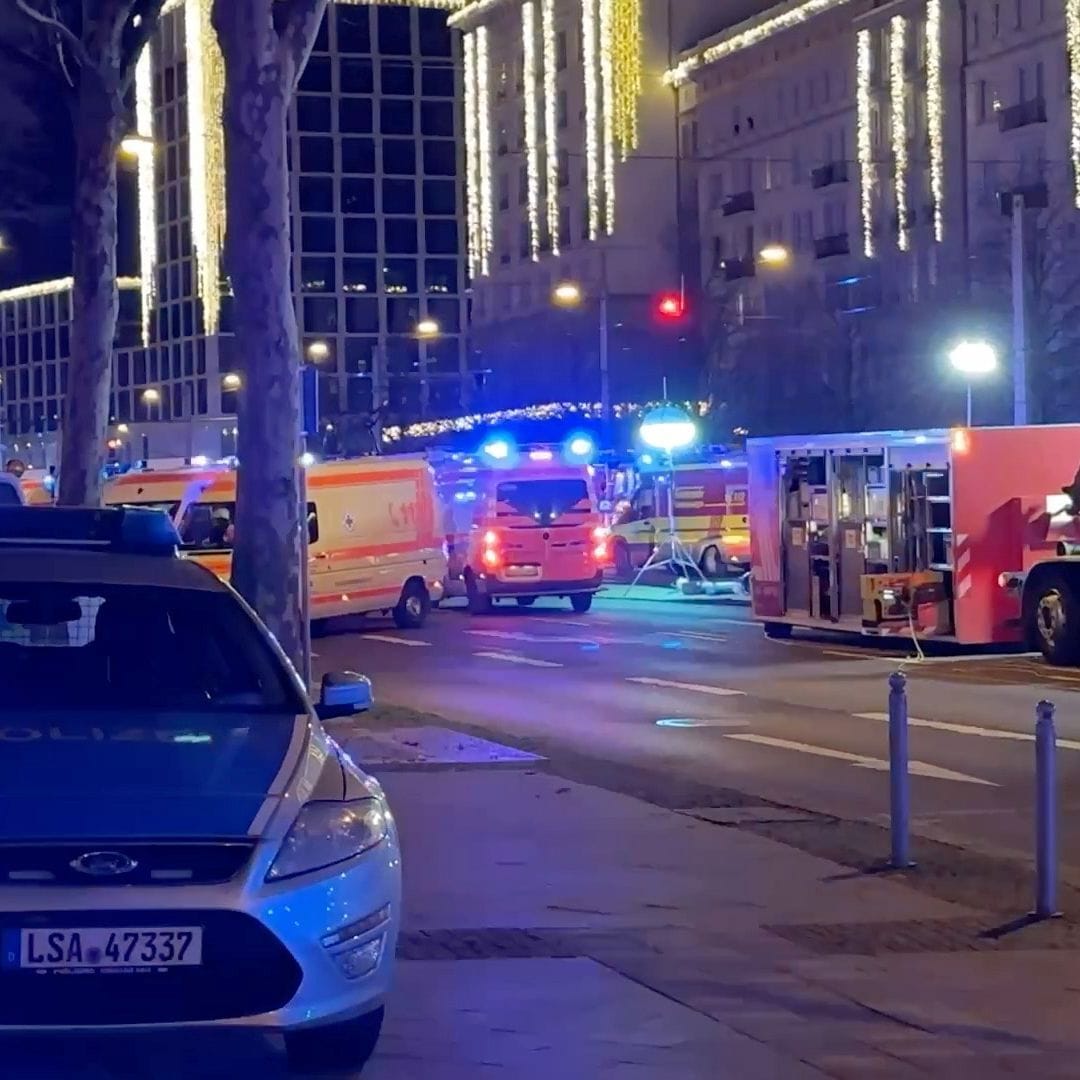 Atropello mortal en un mercadillo navideño en Magdeburgo: al menos cinco fallecidos y decenas de heridos