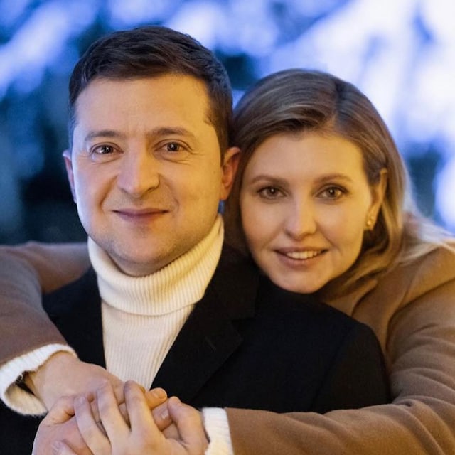 olena zelenska y volod mir zelenski