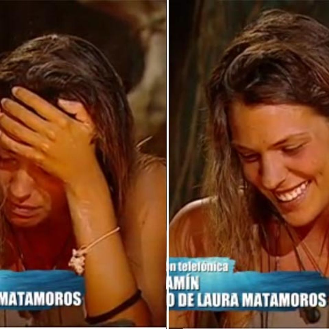 Laura M. Flores, del llanto a la risa al hablar con su novio Benji en 'Supervivientes'