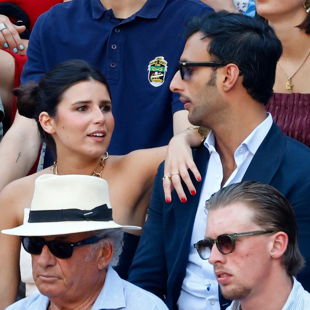 Cayetana Rivera y Manu Vega viendo la corrida de toros de la Feria de San Isidro en la plaza de Las Ventas, a 29 de mayo de 2025, en Madrid (España)

Jose Velasco / Europa Press
CORRIDA;TOROS;PLAZA
29/5/2025