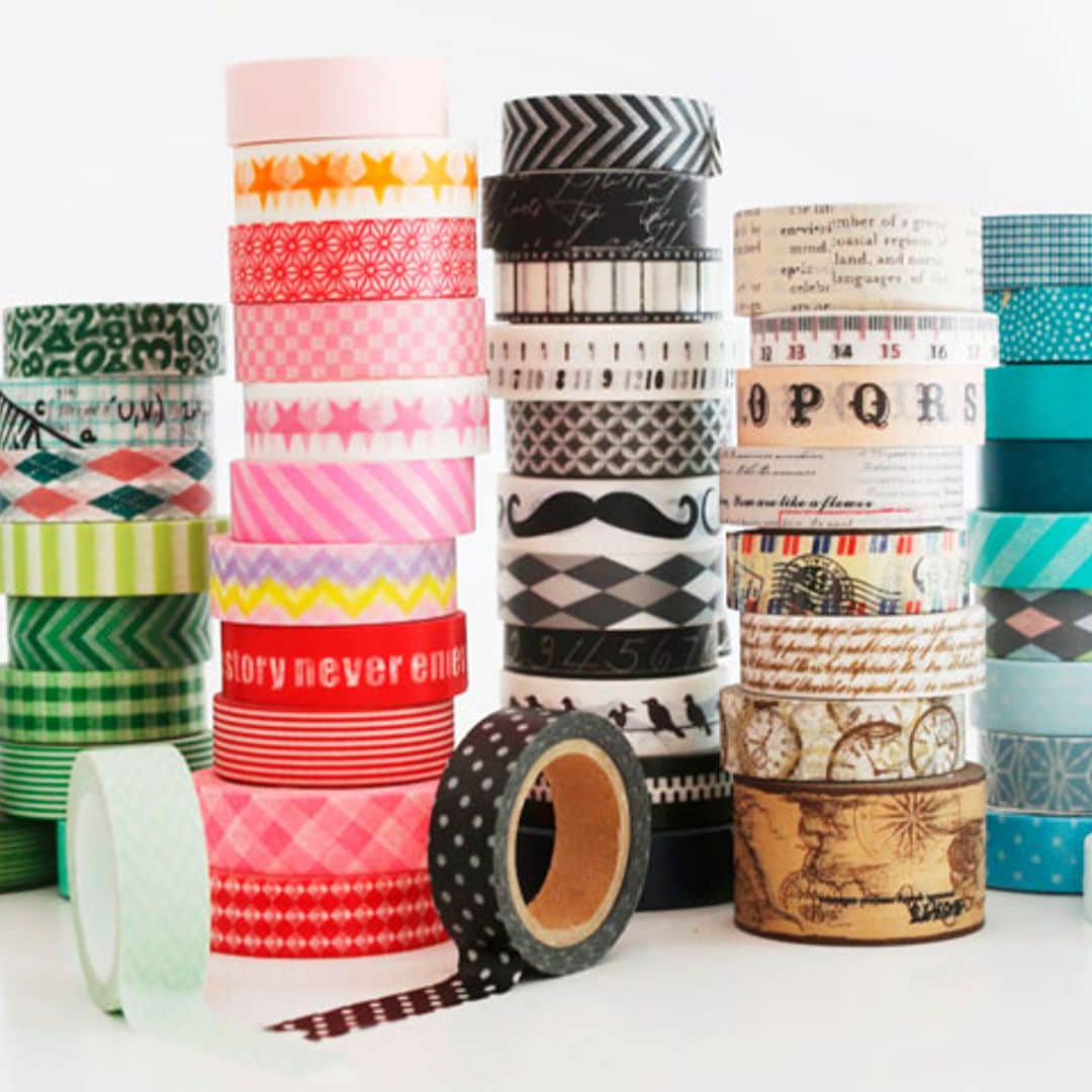 Ideas de decoración con 'washi tape'