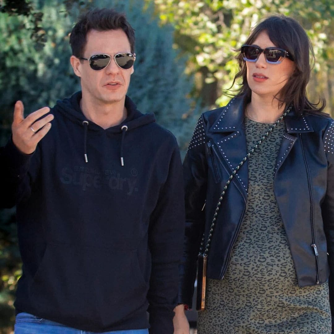 Patricia Pardo y Christian Gálvez, fotografiados en la cuenta atrás para ser padres