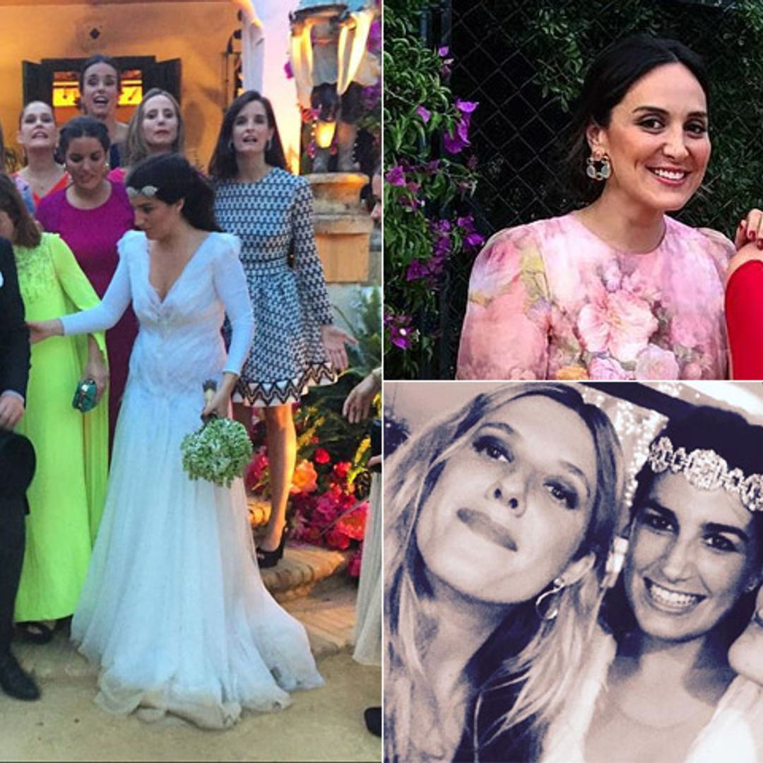 Tamara Falcó no se pierde la boda de las flores