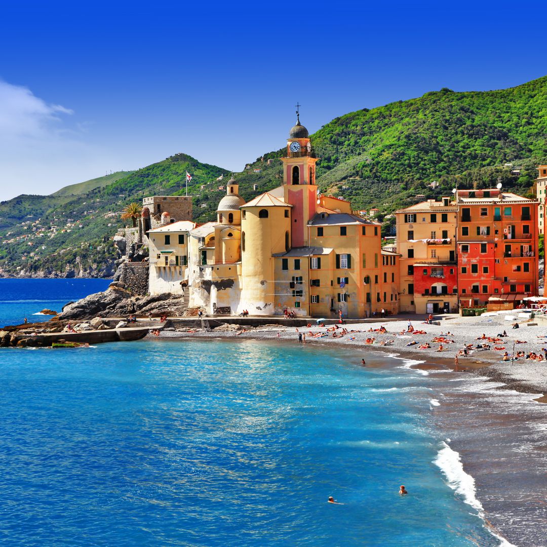 Playa de Camogli, Italia