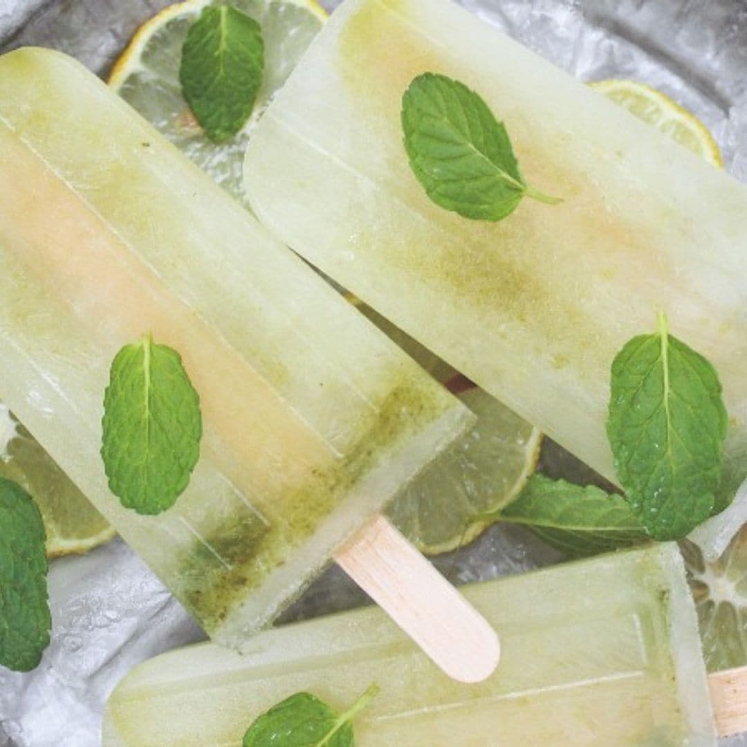 Polos de limón y menta