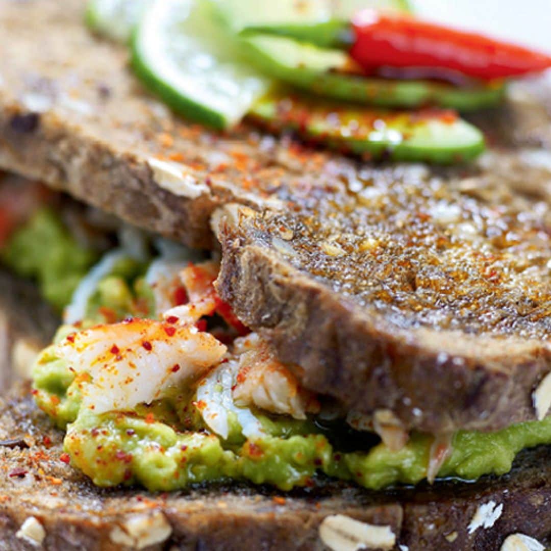 Sándwich vasco-mexicano