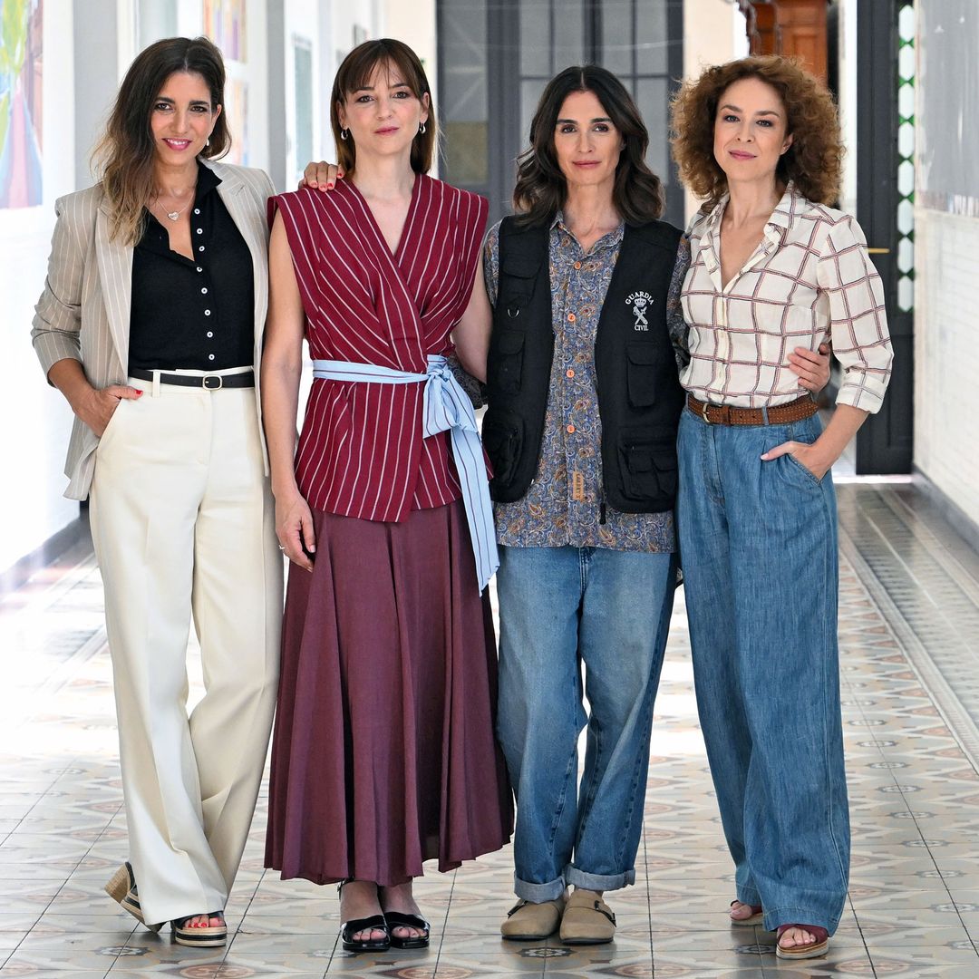 El reparto de 'Cabeza alta', posan juntas en esta imagen del reparto