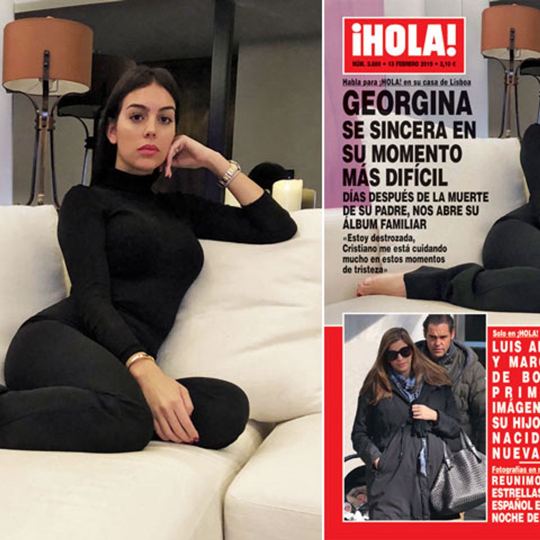 En ¡HOLA!, Georgina se sincera en su momento más difícil