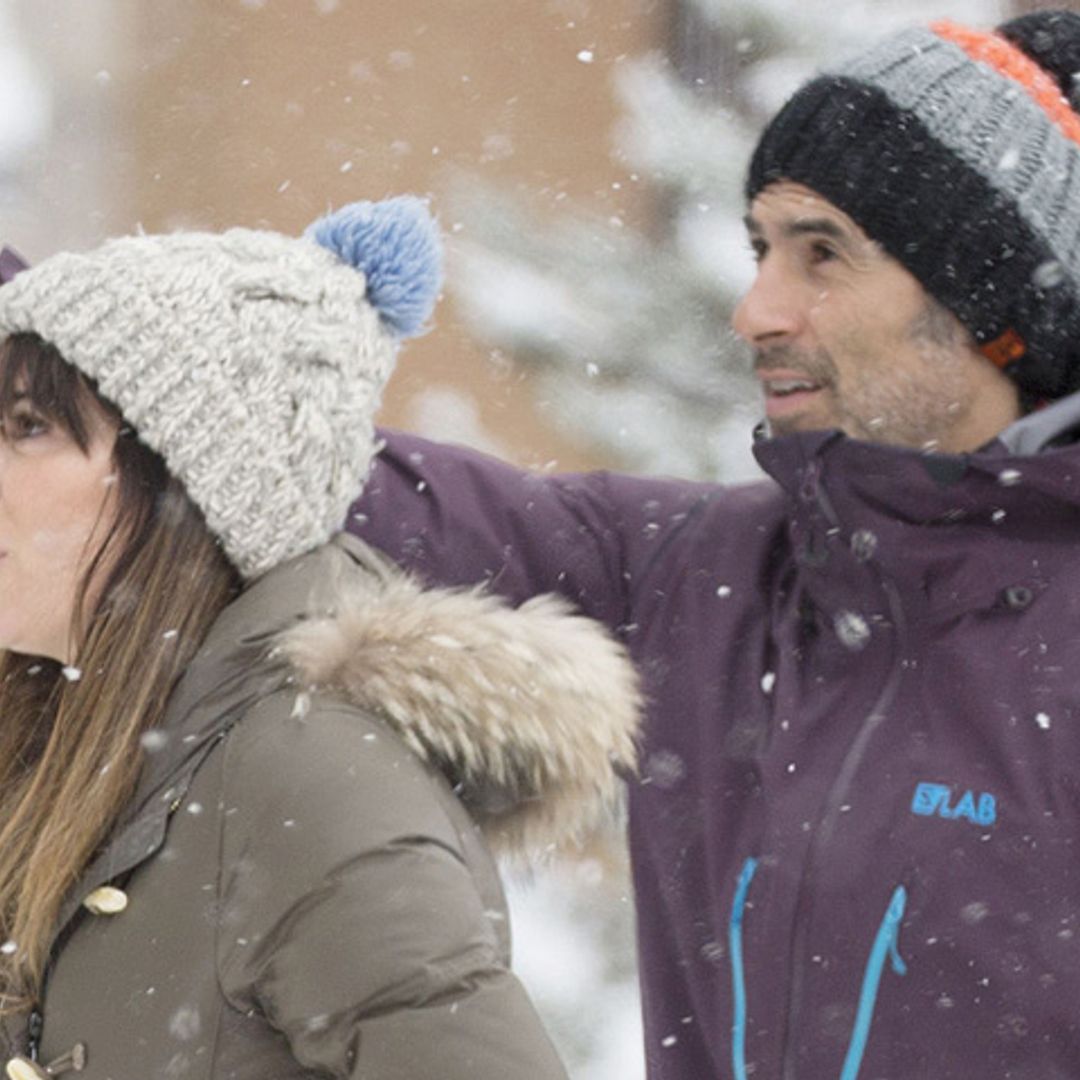 Jorge Fernández, de escapada en la nieve con su novia