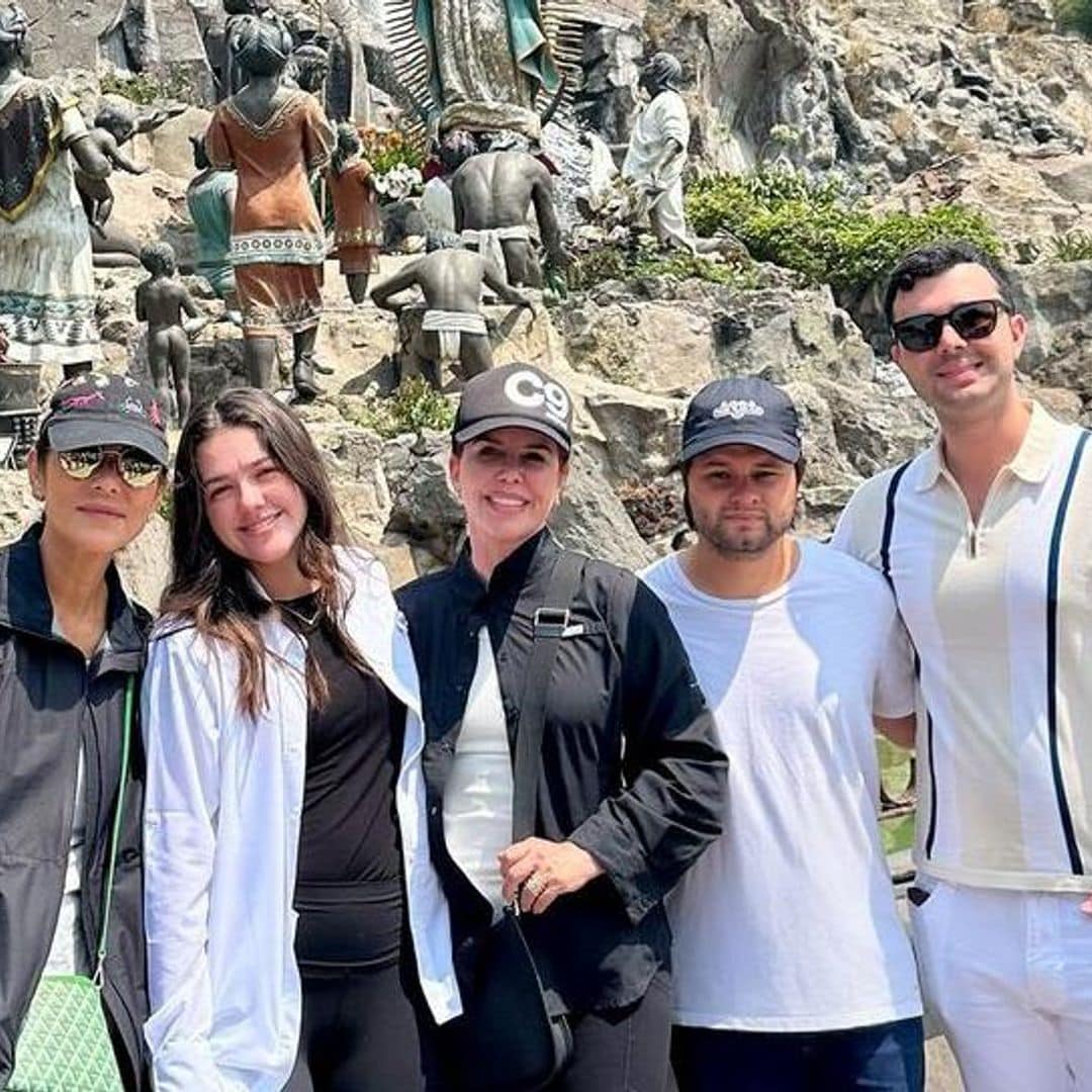 Con fe y una vela en memoria de su pareja, María Celeste Arrarás visita la Basílica de Guadalupe