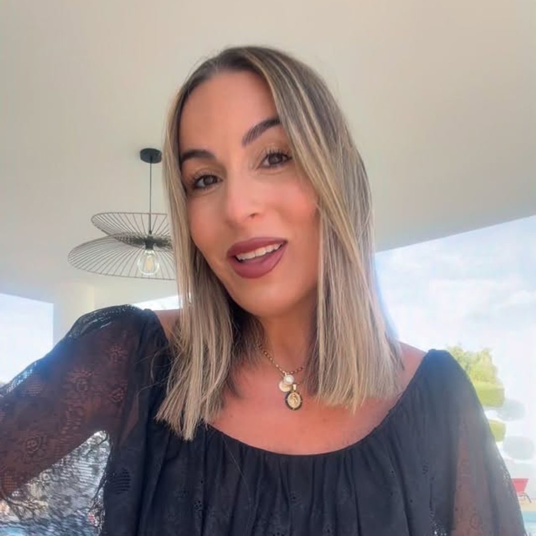 Mayte Campos, periodista, celebra que su embarazo va bien en plena lucha contra el cáncer: "Se me cae el pelo a cachos y ya no puedo esperar más"