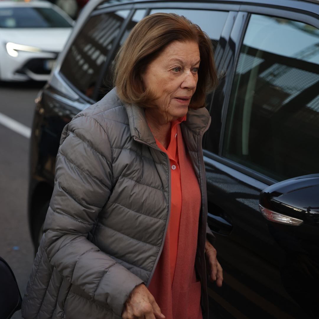 Natalia Figueroa visita a Raphael en el hospital. 18 de diciembre de 2024. Madrid