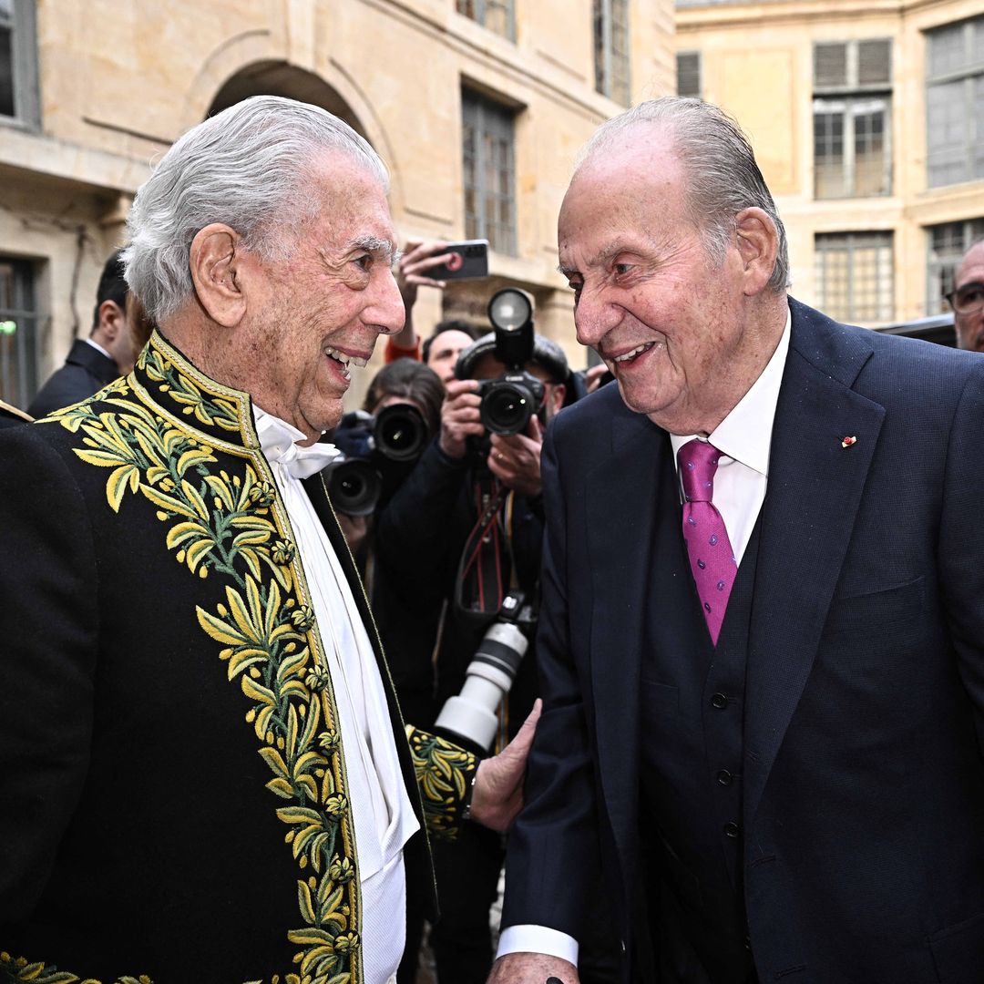 Junto al rey Juan Carlos, en su último gran reconocimiento 