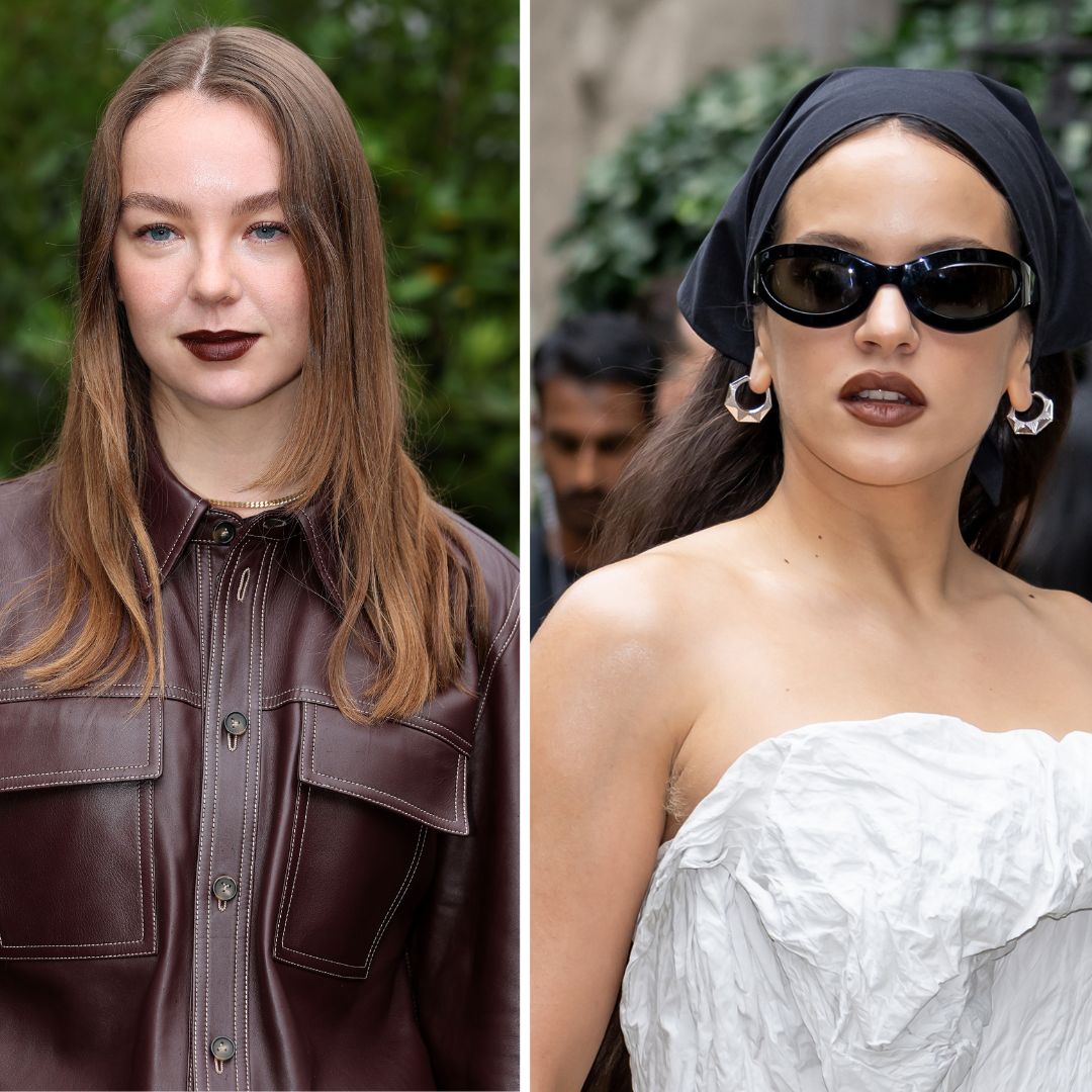 La apuesta más audaz del momento: Rosalía y otras ‘it girls’ se rinden a los labios oscuros