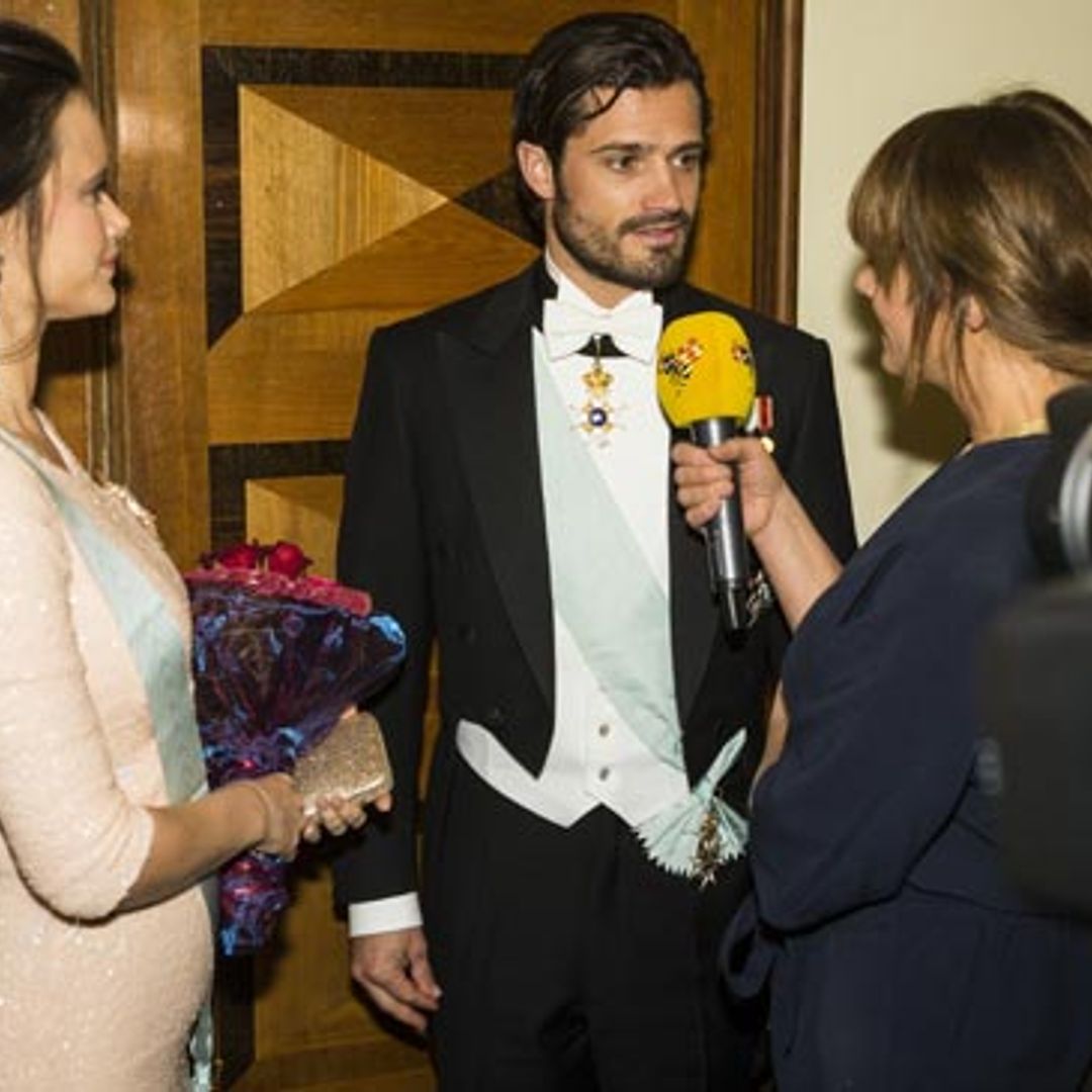 Sofia de Suecia reaparece presumiendo de embarazo