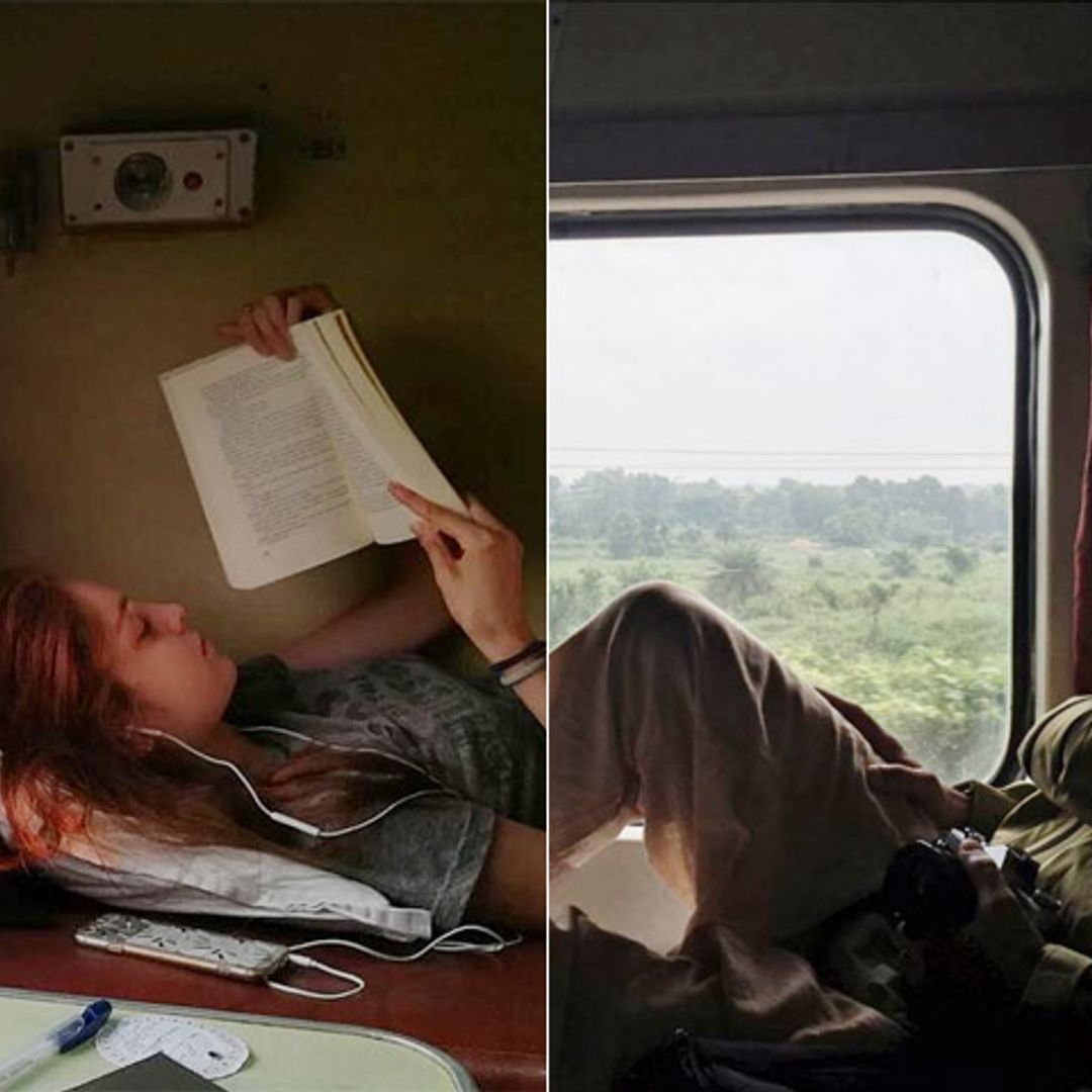 De Calcuta a Nueva Dehli,  el romántico viaje en tren de Quim Gutiérrez y Paula Willems