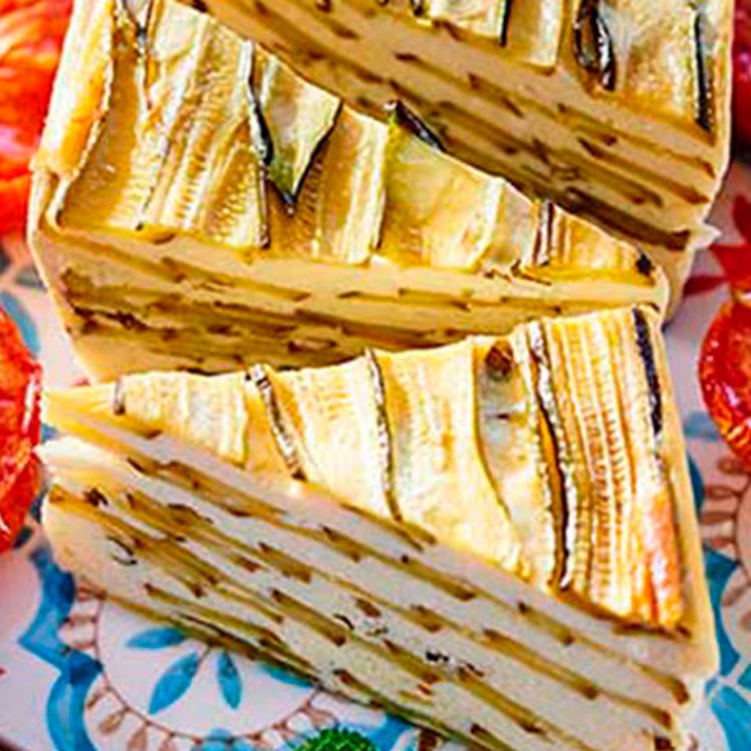 Terrina de calabacín y queso de cabra