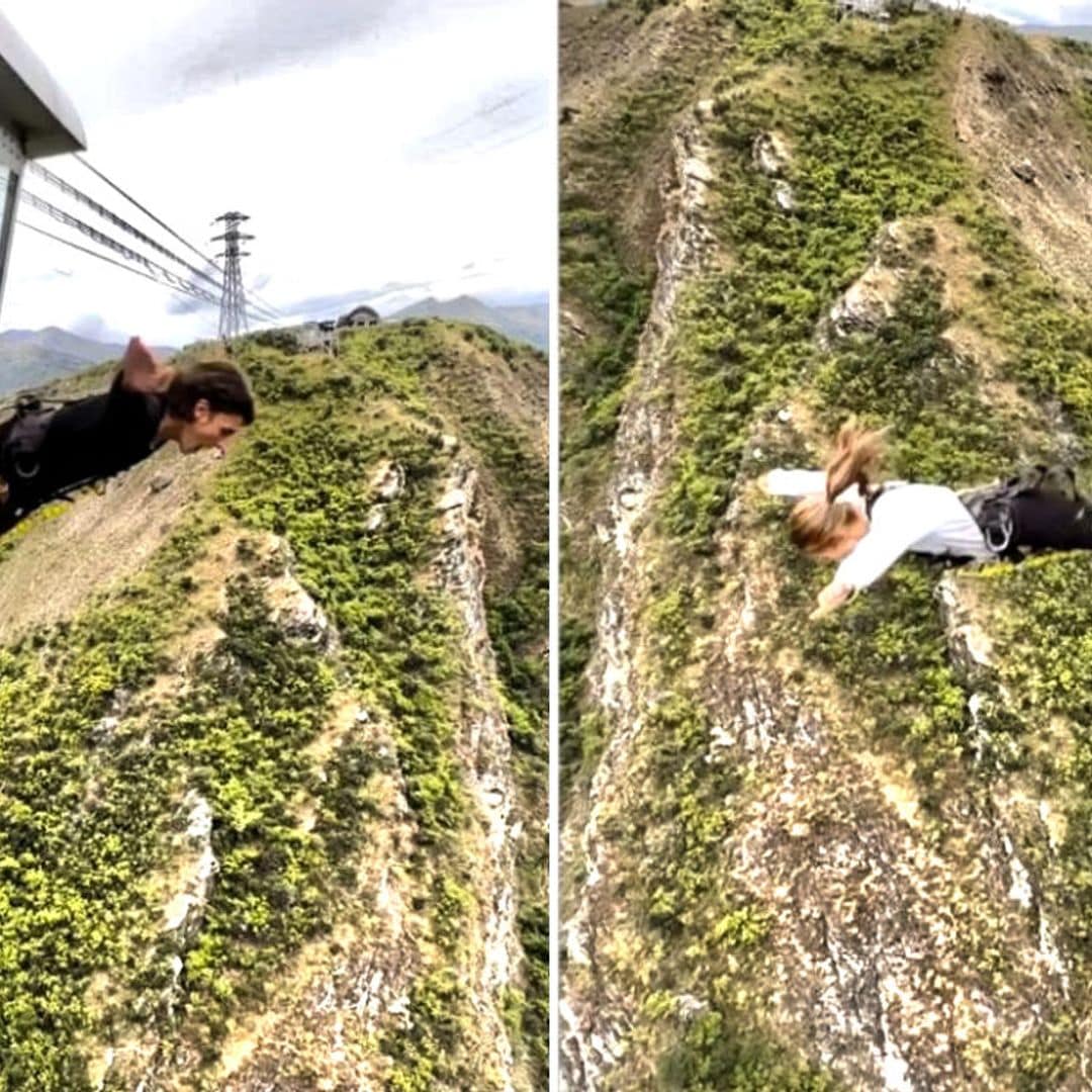 ¡Saltando al vacío! El impactante vídeo de Nicolás de Dinamarca haciendo 'puenting' con su novia en Nueva Zelanda