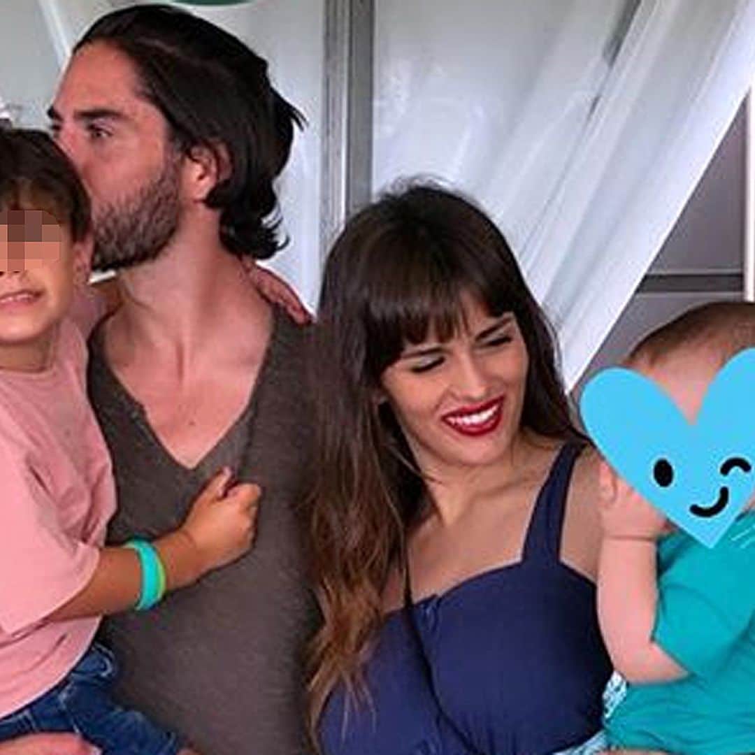 Sara Sálamo e Isco Alarcón, con la emoción a flor de piel en el primer cumpleaños de su hijo Theo