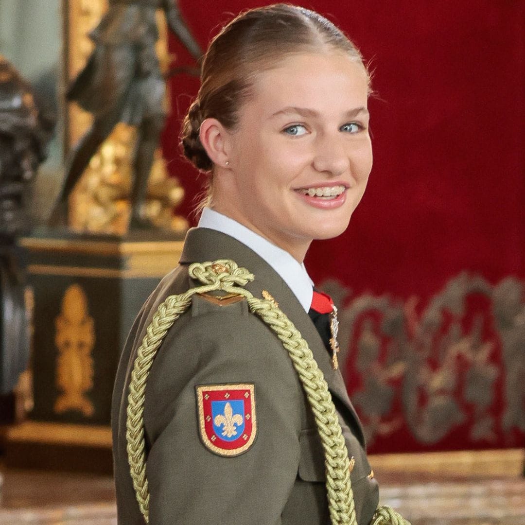 Los primeros corrillos de Leonor en el Palacio Real: 'Me encantan las asignaturas de ciencias'