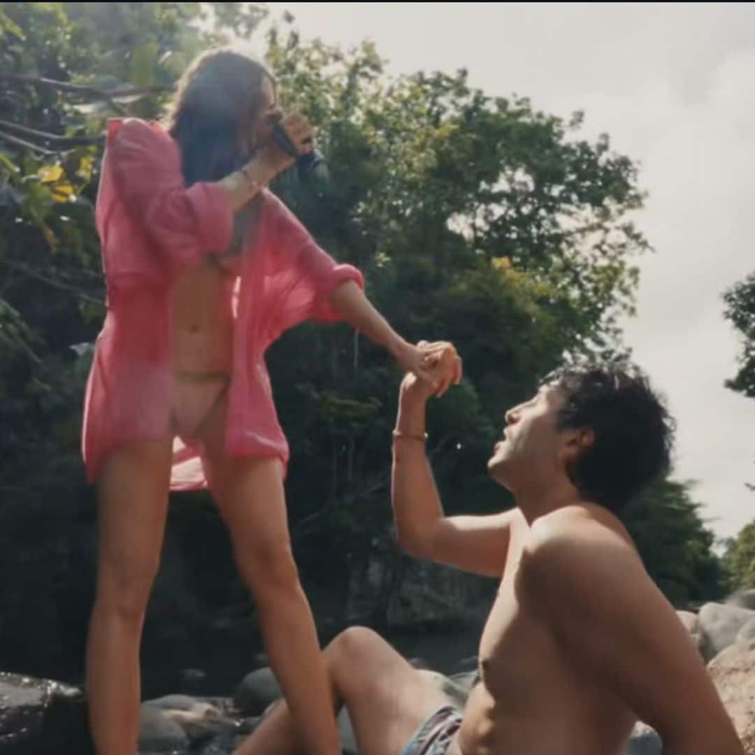 Belinda y Sebastián Yatra en 'Canción para regresar'.