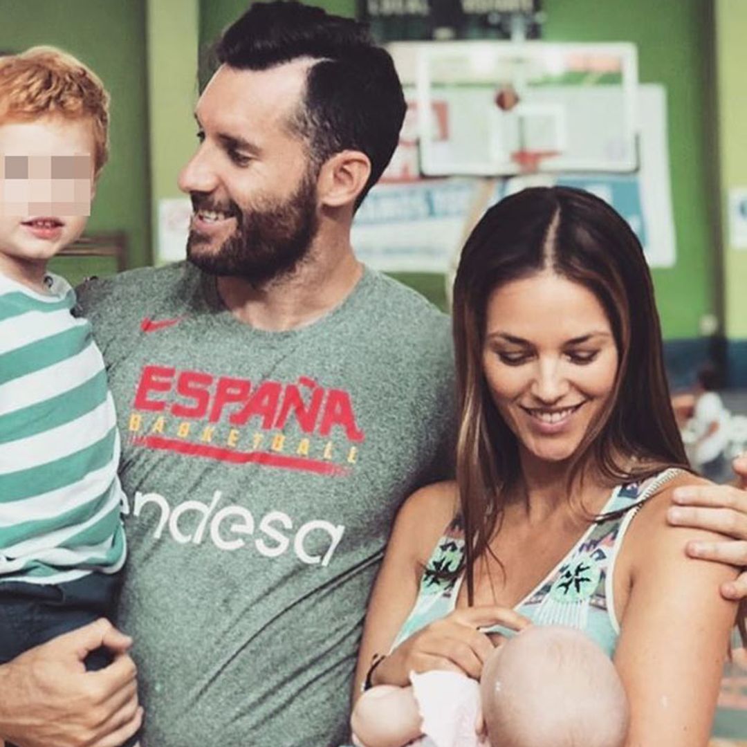A Helen Lindes se le cae la baba con este tierno momento de Rudy Fernández y la pequeña Aura