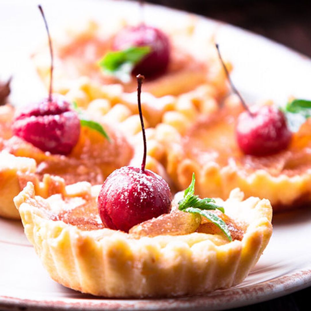 Tartaletas de compota de manzana