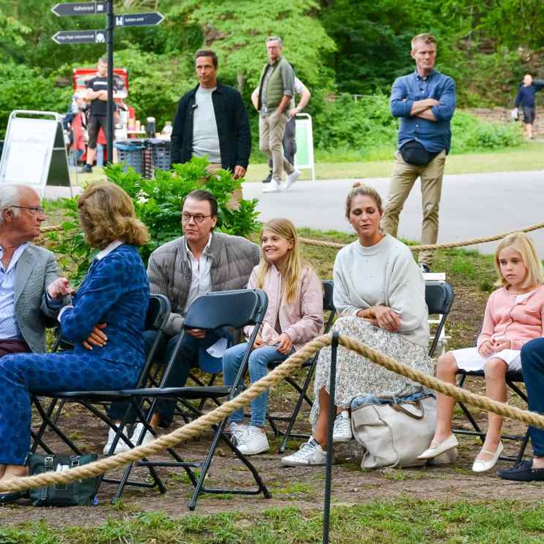 Magdalena de Suecia disfruta de una noche de música al aire libre con parte de la Familia Real