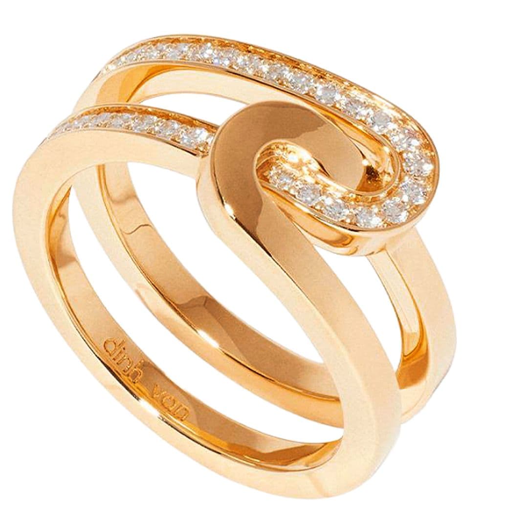 Anillo de oro y diamantes (4.500 €),  de Dinh Van